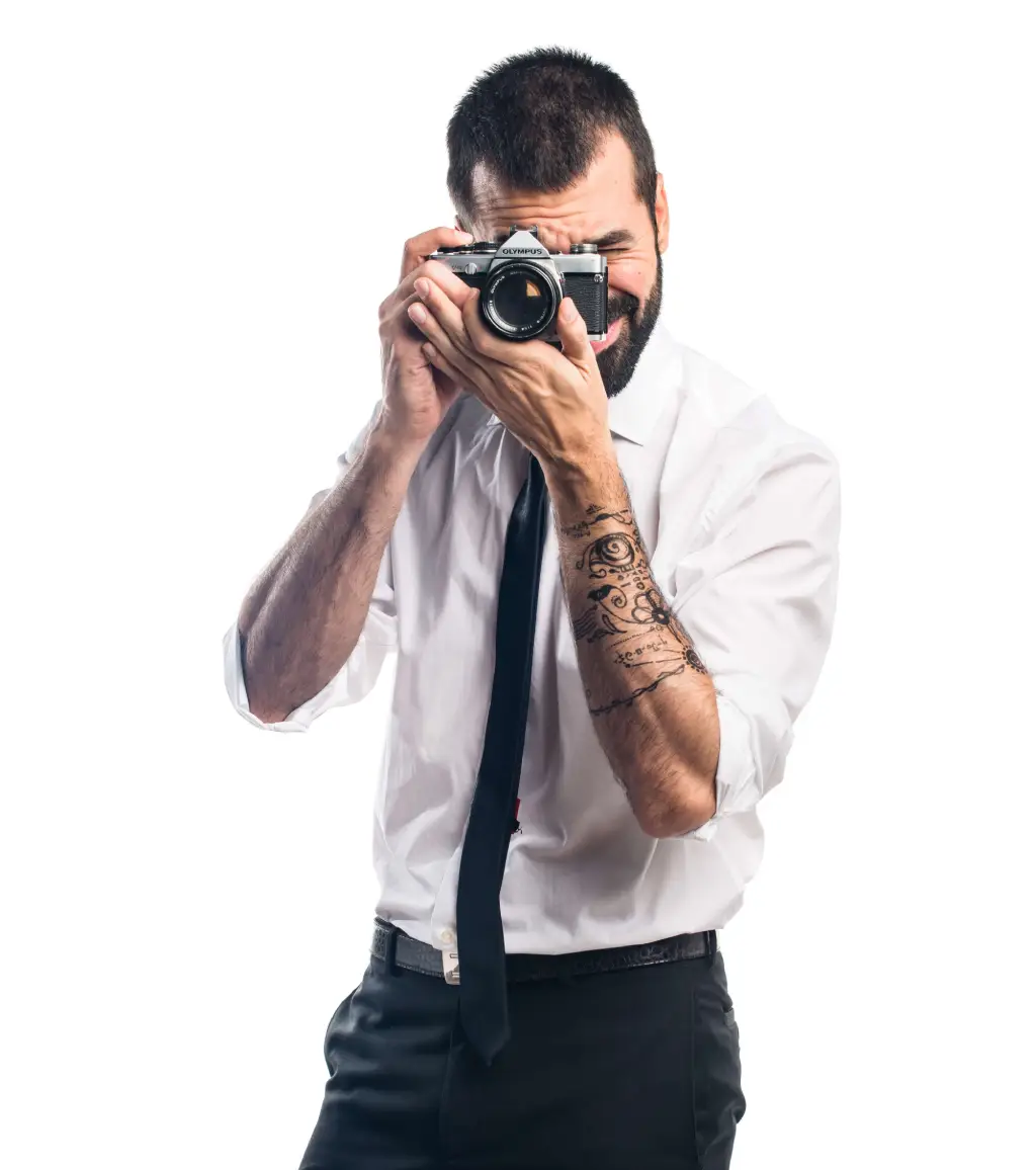 Fotograf plenerowy z zespołu Fotografia Olivia w Katowicach podczas sesji w terenie